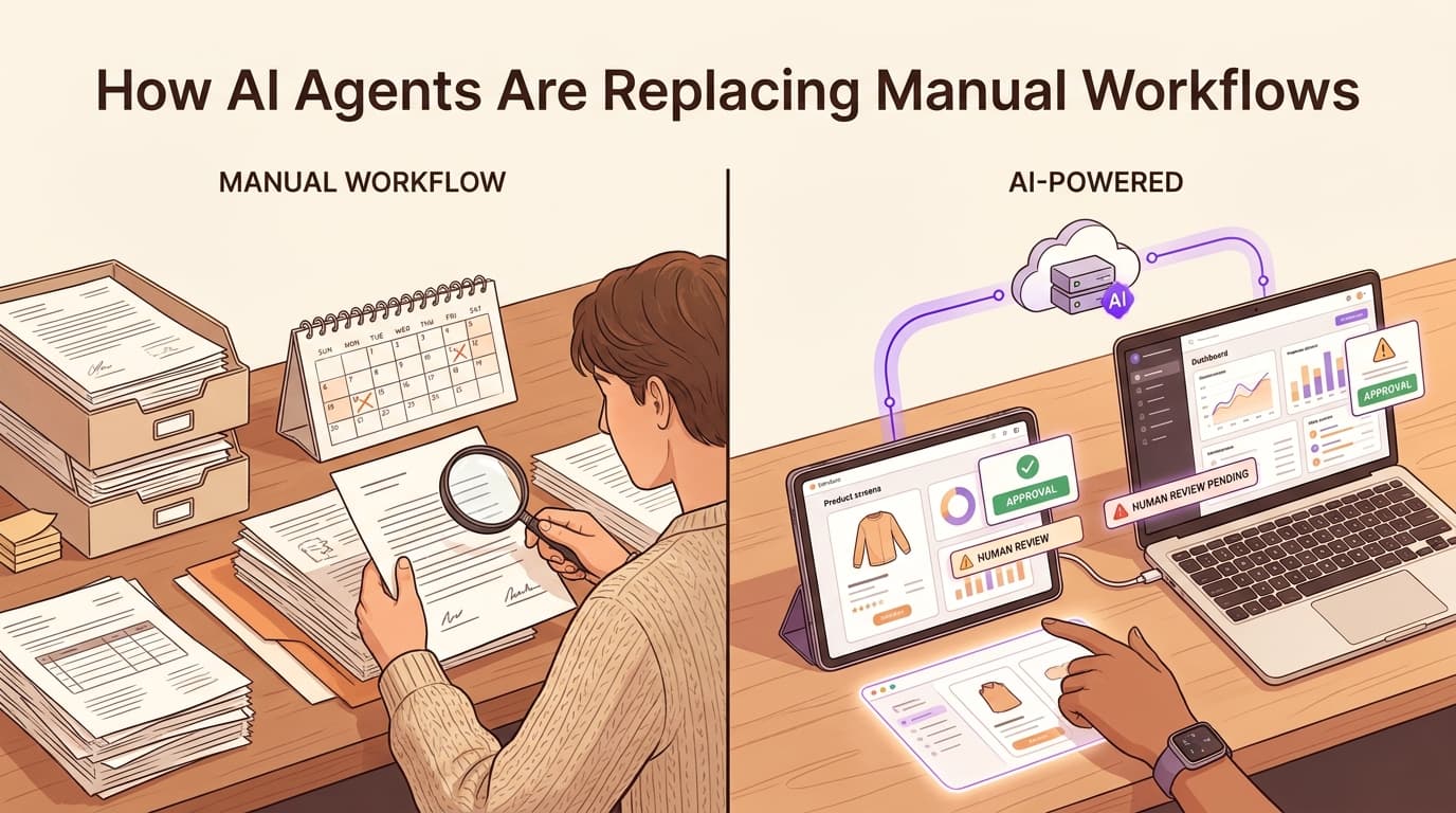 How AI Agents Are Replacing Manual Workflows in Small Business