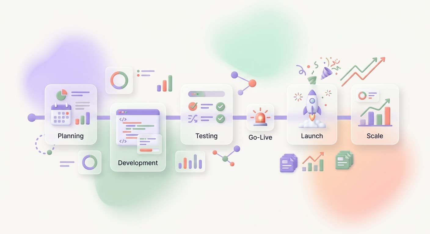 A business owner moving from planning to execution with [AI automation](/services/ai-automation) tools