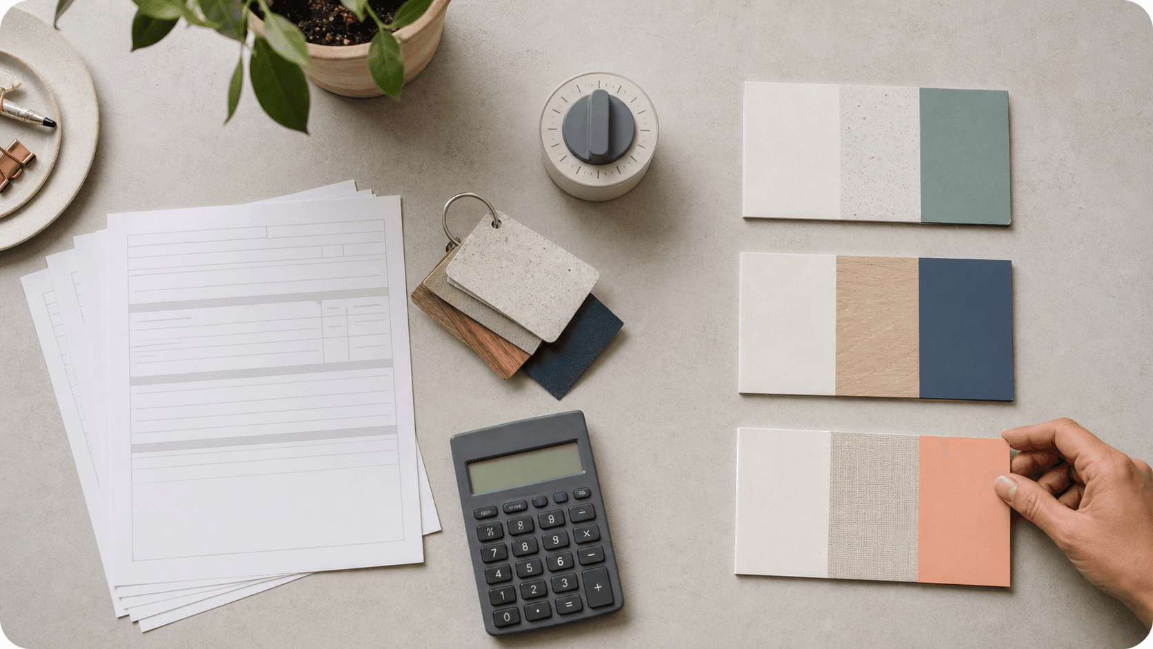 Job cost inputs arranged around a set of reviewable service pricing tiers