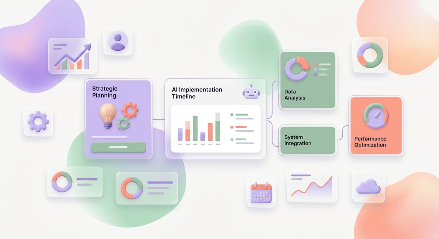 Strategic constellation network representing AI consulting pathways