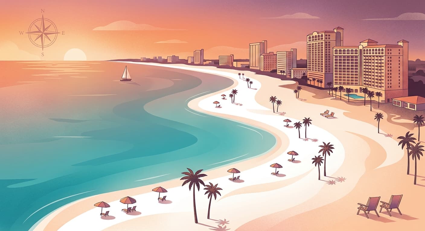 Gulf Coast tourism operations dashboard with airport arrivals and booking workflows