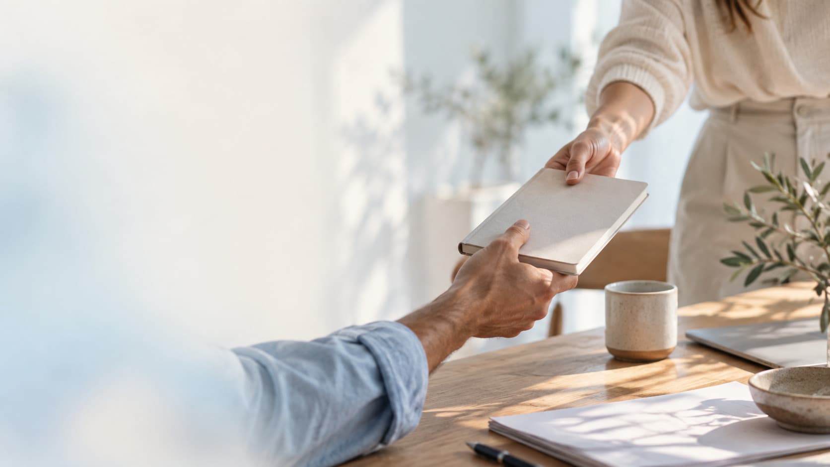 Business owner reviewing automated due diligence dashboard with AI analysis