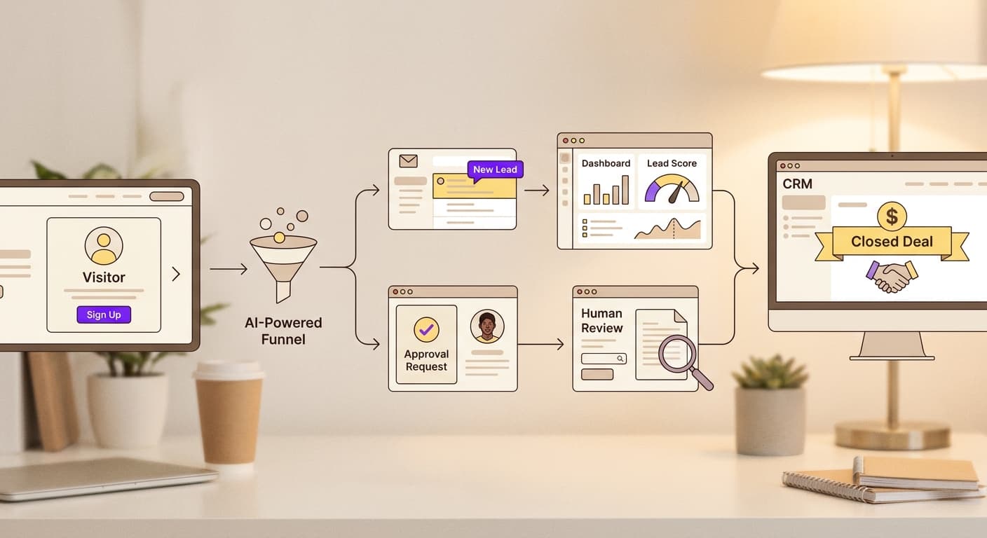From Website Visitor to Closed Deal: The AI-Powered Funnel
