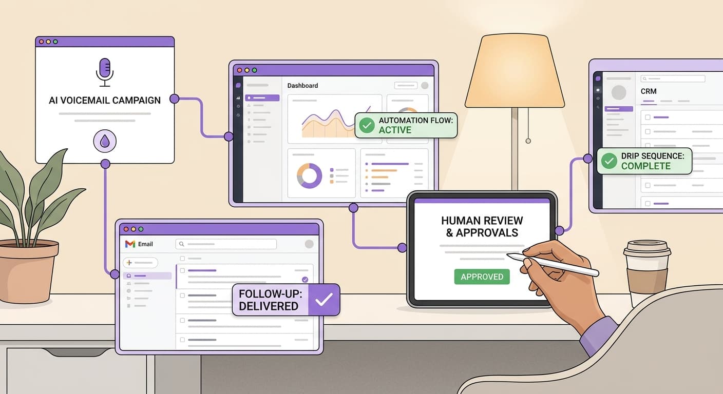 AI Voicemail and Drip Campaigns: Following Up Without Lifting a Finger