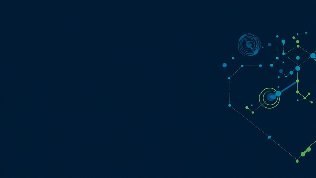 Abstract modern illustration of Chattanooga logistics and tech workflow automation