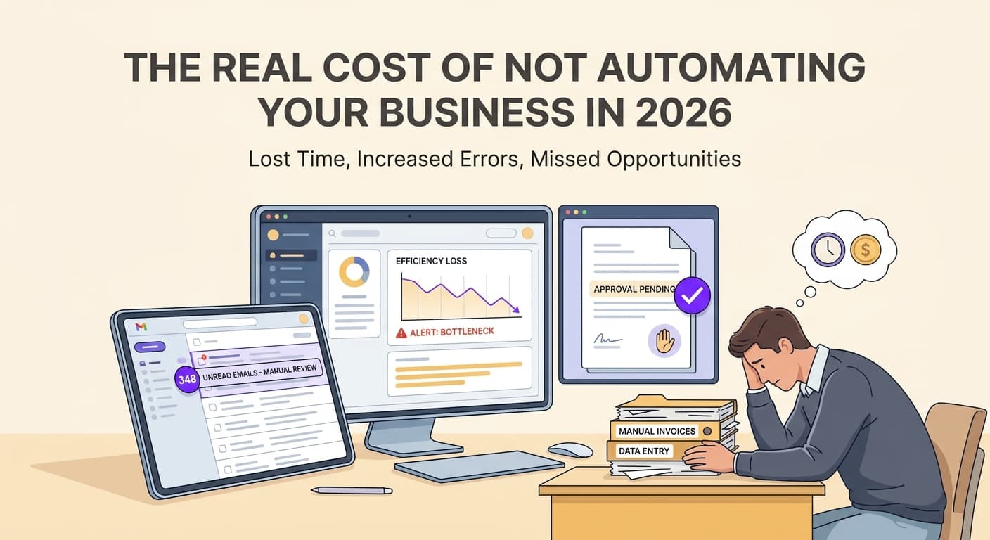 The Real Cost of NOT Automating Your Business in 2026