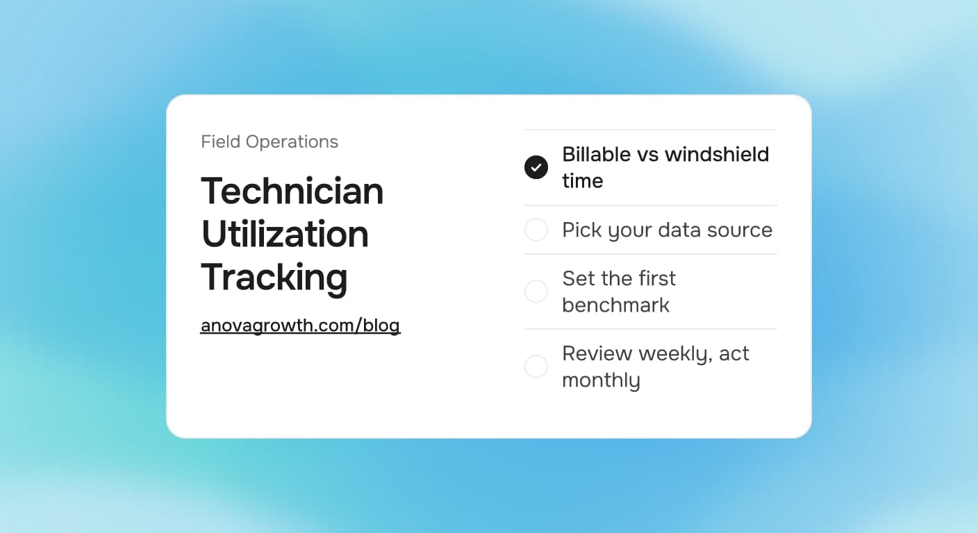 Technician Utilization Tracking for Service Businesses